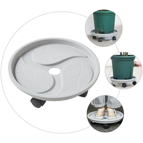 Porte plante à roulettes et support de pot de fleur mobile intérieur - 5