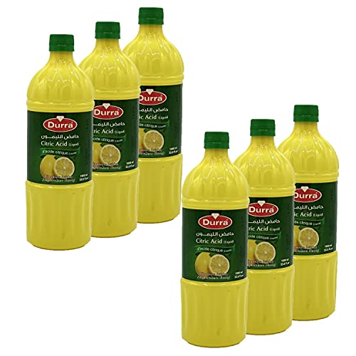 Lot 6x Jus de citron - Durra - bouteille 1L