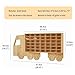 Wasaiggon Wood Toy Car Display Rack, Holds 42 Diecast Cars Model Car Display Case 1/64 Scale Toy Cars Organizer Freestanding or Wall-Mounted Toy Car Storage Cabinet
