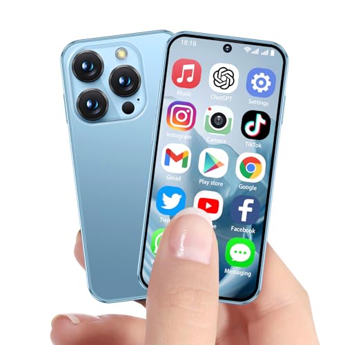 BLKE Mini telefono, mini smartphone 4G sbloccato con schermo intero