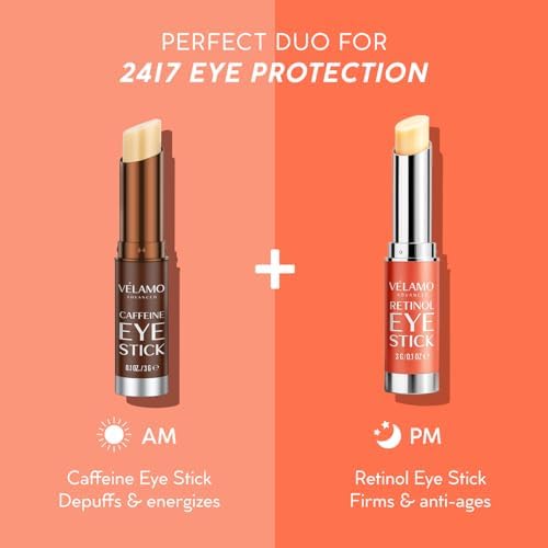 Retinol Eye Balm Stick with Bakuchiol: Under Eye Cream for Dark Circles Puffiness Eye Bags Wrinkles Fine Lines - Hyaluronic Acid Hydrating Brightening - Portable & Perfect for On-the-go Use 0.1 oz/3g — view 6