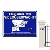 Videobeobachtungsschild – Kameraschilder für Eigentum, Aufkleber zur Videobeobachtung 24 Stunden am Tag | Alle Aktivitäten sind überwachte Warnzeichen für