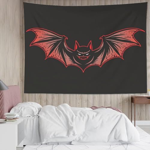 Chauve-souris 3D tapisserie murale pour habiller un grand mur nu - 5