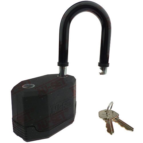 Image of NU-SET 5362L-3 Laminated Steel Padlock with Weather-Proof Cover and Long Shackle, 3-1 /4-Inch