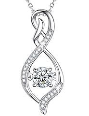 A4 April Birthstone Simulated Diamond Necklace