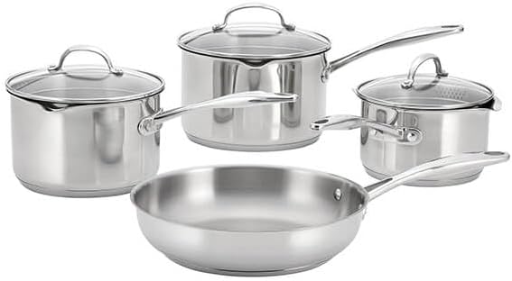 Stellar 7000 Profile 4 Piece Draining Cookware Set