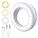 Produktbild Selfie Ring Light, Derpras Licht Telefon Selfie-Ring, LED-Lampe, 3 Helligkeitsstufen verstellbar und wiederaufladbar, USB, Nachtlicht für Smartphone