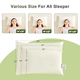 APOBUY 20x26 large organic buckwheat pillow with extra cotton pillowcase, photo 2