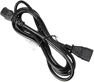 Pro Power PE01088 2.5 m 10A IEC C14 Plug to IEC C13 Socket Extension Lead, Black, 2.5 m