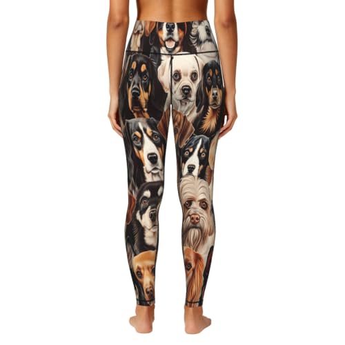 Pantalones de yoga con estampado de perros para conectar con tu lado más alegre 4