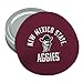 New Mexico State Aggies Official Logo Round Rubber Non-Slip Jar Gripper Lid Opener
