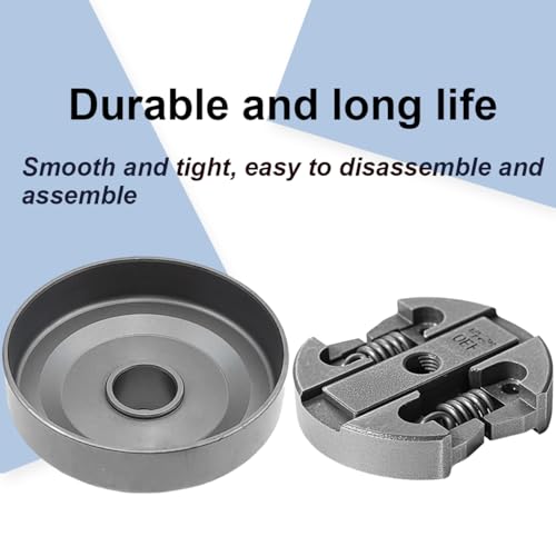 ZAMDOE 6 Zähne 52 mm Kupplungssatz für Zenoah Komatsu G2500, G2500, G2600, 25 cc, 2500T, für Chinese 2500, für Timberpro für Lawnflite für Carlton Benzin-Kettensäge Ersatzteil 2475-51200, 2841-51201