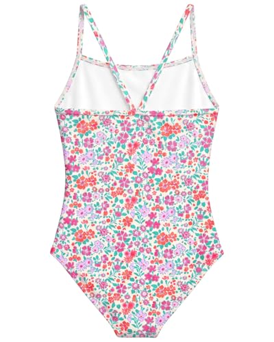 Image of weVSwe Baby Girl Swimsuit One Piece Swimsuit Cute Toddler Girls Sleeveless Bikini Kids 2-10 Years
