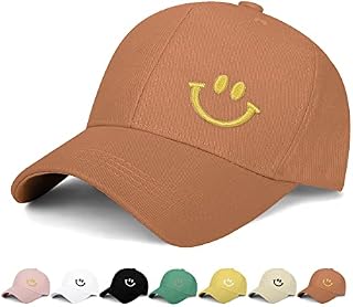 ECOMBOS Women Baseball Caps Plain Baseball Caps Cotton Vintage Trucker Caps Adjustable Classic Sun Ponytail Caps for Outdoor Sports Gifts
