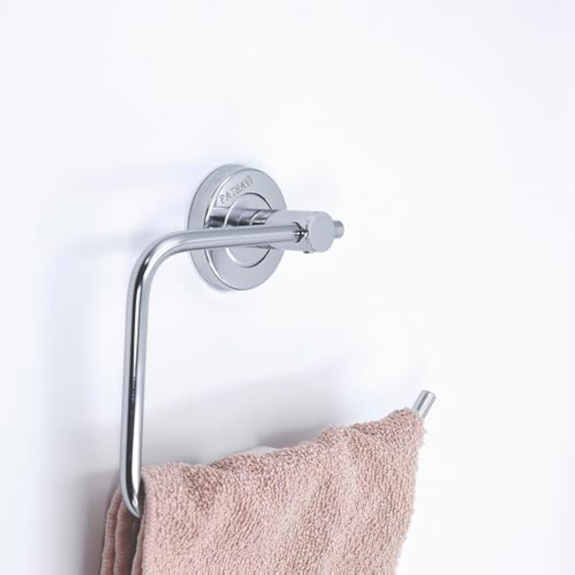 Stainless Steel Towel Holder for Bathroom, C-Shape Towel Hanger