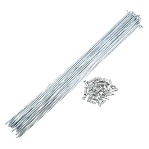 TUCKBOLD Silver Bicycle Spokes Set 14G Cover