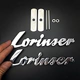 Zustand: 100% neu, gute Qualität!Menge: 2 Sets Embleme und SchraubenMaterial: MetallGröße: 155 mm x 42 mm