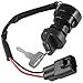 Caltric Ignition Key Switch Compatible with Yamaha Big Bear 400 Yfm400 Yfm 400 4X4 2002-2006 2008