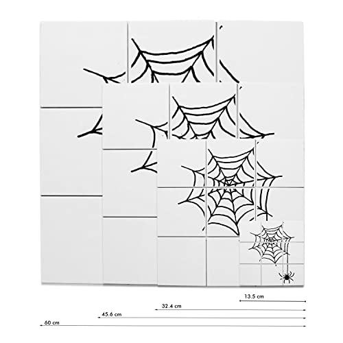 Carreaux céramique Halloween araignée déco murale durable - 2