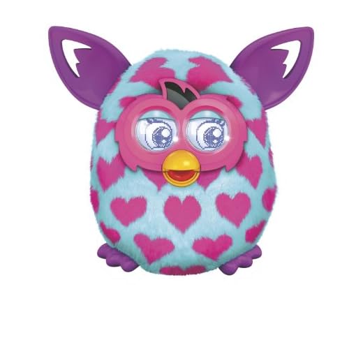 Furby Boom Pink Hearts Plush Toy