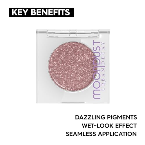 Urban Decay 24/7 Moondust Eyeshadow Compact, Long-Lasting Shimmery Eye Makeup and Highlight, Up to 16 Hour Wear - Image 4