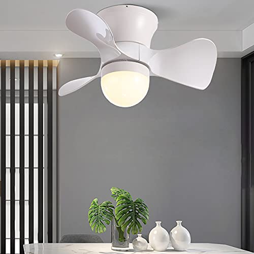 Ventilatore A Soffitto Con Luce LED E Telecomando Per Cameretta - 6 Velocità, Silenzioso, Dimmerabile, 60cm, Bianco - 3