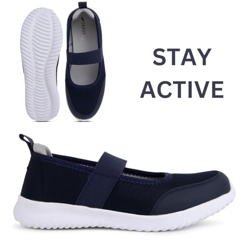 Image of TRASE Ballet Flats for Women | Stylish Slip On Bellies with Soft Memory Foam Insole | Comfortable Footwear for Office & Casual Use