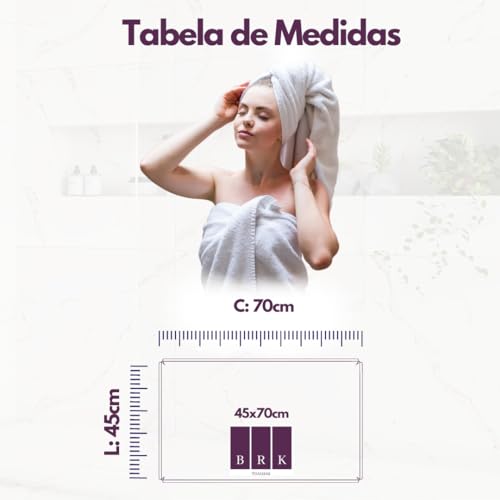 Kit 10 Tapetes Piso Atoalhado de Banheiro Felpudo p/Secar Pés Saída Box Antiderrapante Padrão Hotel