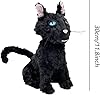 12” Black Cat Plush, Cat Monster Stuffed Animal Pillow Doll Toy, Black Cat Plushies Gift for Fans Kids Girlfriend Birthday Christmas Mother's Day #2