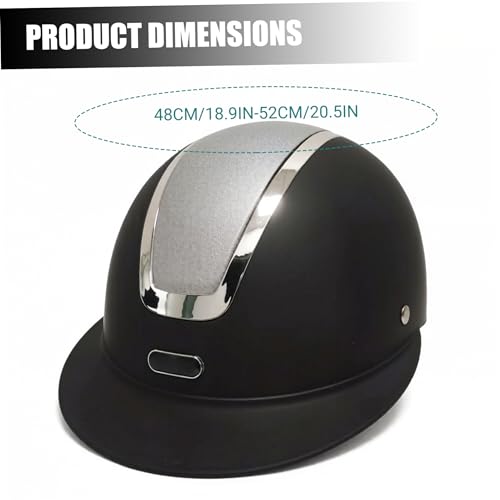 Casco de equitación de 48 a 52 cm ajustable para la protección de jinetes 3