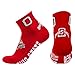 NCAA Ohio State Buckeyes Men's Quarter Socks, Scarlet/White/Black/Gray