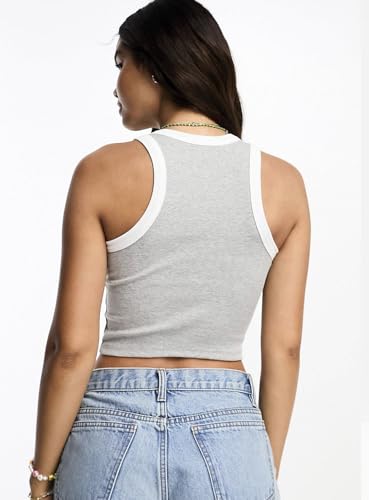 Image of BE SAVAGE Bad Influence Tank Top for Women Ribbed Tops for Women Crop Tops for Women Crop T-Shirt for Women and Girls