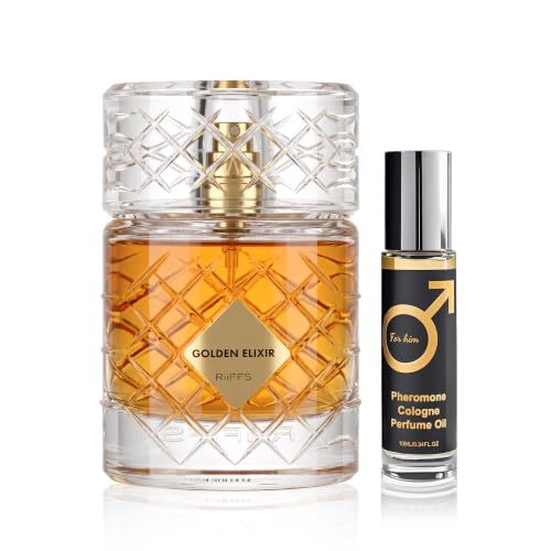 Image of AFLUXE Men's EDP Pheromone&Parfum, Oriental Gourmand Fragrance-RFS Golden | Long Lasting Perfume for Men, Eau de Parfum Spray, 3.74 Fl Oz-5