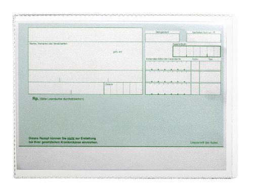 Durable 213319 Schutz und Ausweishülle (für DIN A6, 105 x 148 mm Dokumente) 10 Stück transparent