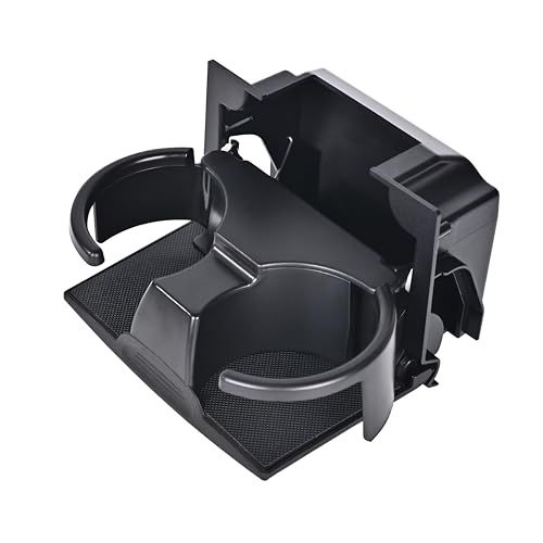Black Rear Seat Cup Holder Insert