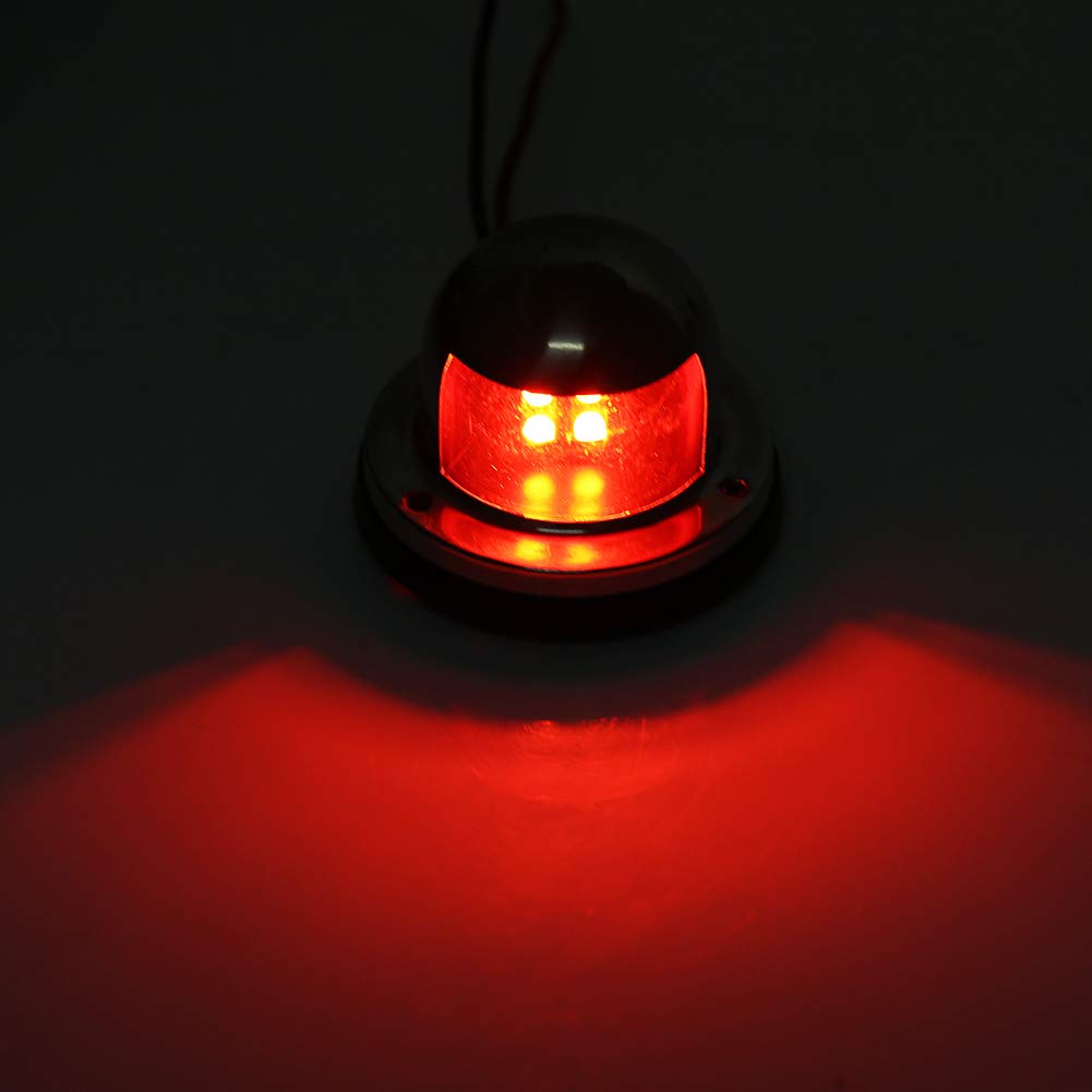 Joyzan Feux De Navigation LED Bateau 360° – Paire Feux D'Ancre Tout Autour, IP67 Étanche, Acier Inox Montage Supérieur Yacht/Pêche/Ponton