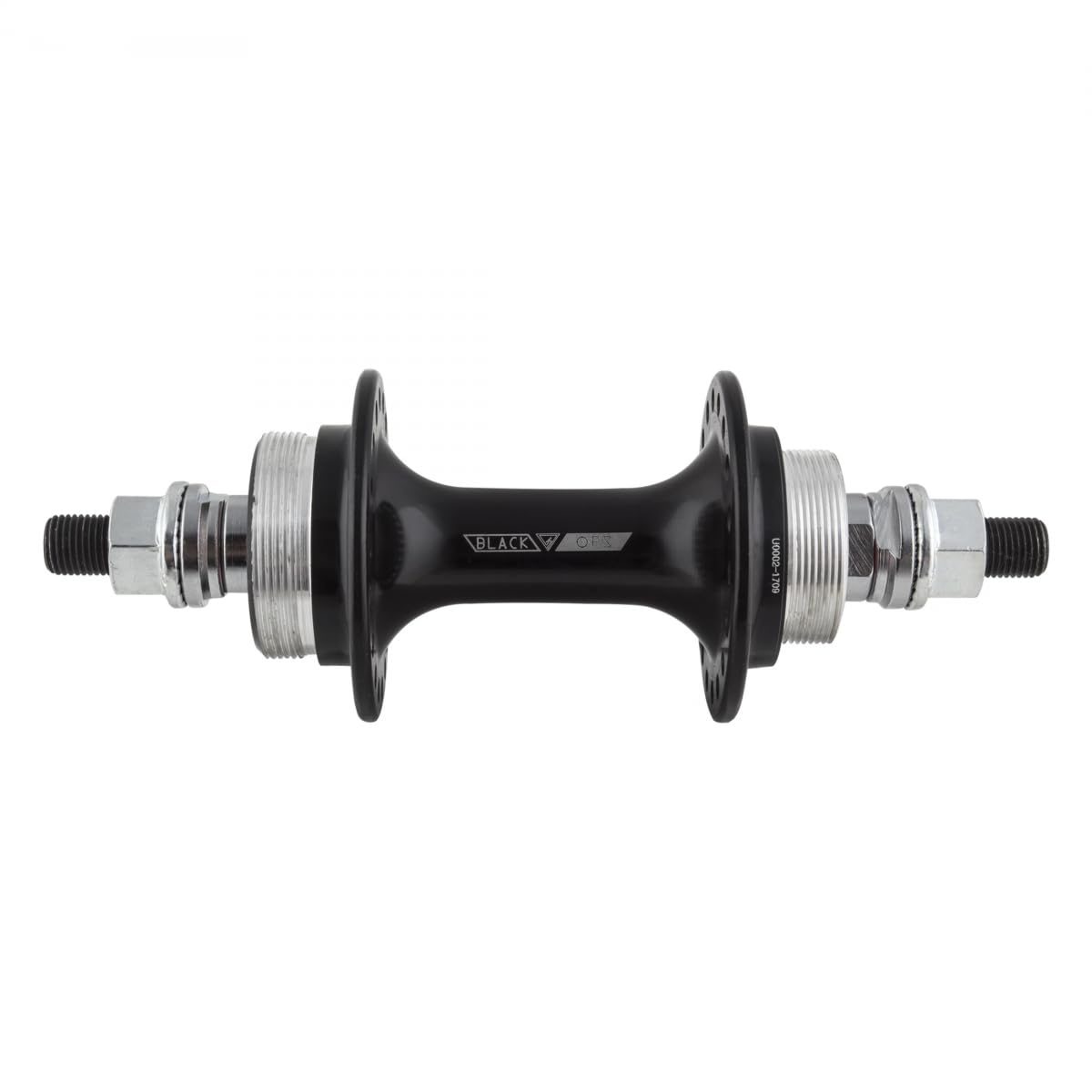 Black Ops MX-1100 BMX Hub, 36 x 3/8 / Short Flange/Rear Flip - Flop, Black