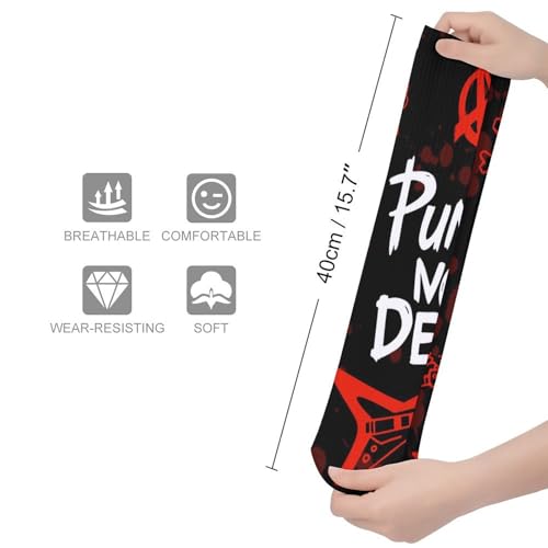 Womens Mens Crew Socks Thin Soft Comfort Breathable Dress Socks Calf Socks4