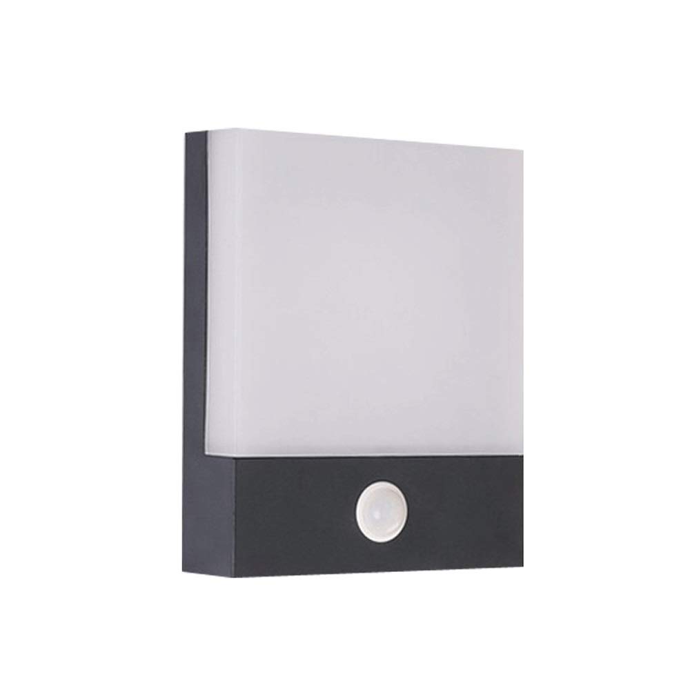 VDOQTLJT LED Wall Lamp Sensor Outdoor Light Modern Exterior Sconce Fixture IP65 Waterproof Mounted Lamps Porch Lights for Entryway Garden Doorway Patio