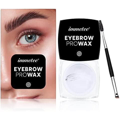 immetee Eyebrow Gel Clear, Brow Gel Waterproof, Brow Soap Wax with Brush Strong Hold, Professional Eyebrow Setting Gel Clear. 15ML/0.5Fl Oz Cover