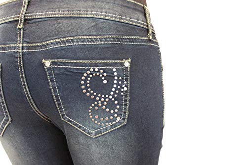 Project Indigo Women Jean Missy Dark Wash Boot Cut PJM1573