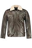 JP 1880 Herren große Größen Biker-Lederjacke braun 4XL 748482 30-4XL