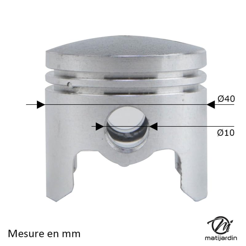Matijardin - Générique Cylindre piston pour débroussailleuse. Ø 40 mm. Pour Stihl FS400