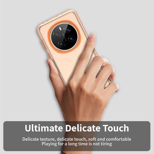 Image of for Honor Magic7 Pro 5G Case PC+TPU+PET Matte Anti-Drop Phone Back Cover - Orange