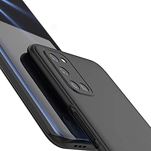 Image of Mobile Back Cover Case for Oppo A72, Cph2061, Cph2069, Padm00, Pdam10 (Silicone Case|CameraProtection|Black SC1510)