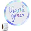 500pcs/Pack Assorted Holographic 'Thank You' Stickers | SHEIN