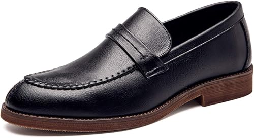 Casual Loafers Lazy Penny Men's Business Work Driving Shoes Outdoor Office Clothes