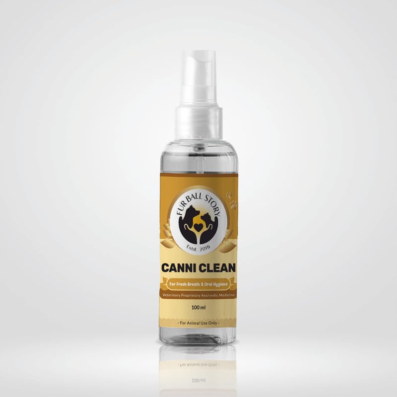 Fur Ball Story Canni Clean Mouth Spray for Pets for Fresh Breath and Oral Hygiene (100 ML) (B0CLHD1TX1) Amazon Price History, Amazon Price Tracker