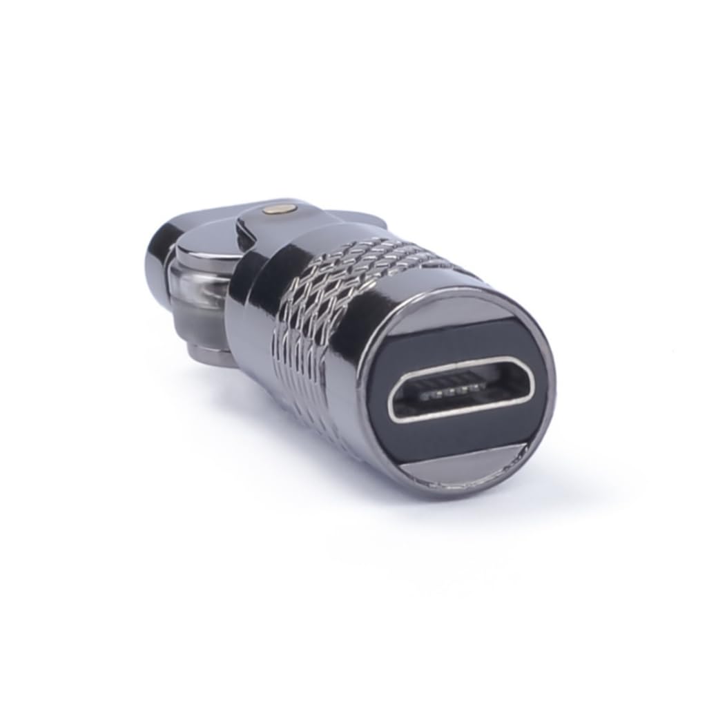 Obrotowy adapter ładowania USB do słuchawek konsol do gier obrót o 90°