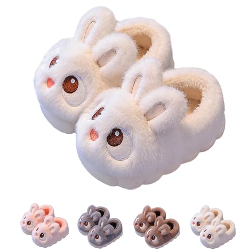 Bunny Slippers Toddler, Baby Bunny Slippers, Indoor Cute Cartoon Cotton Soft Non-Slip for Kids Slippe